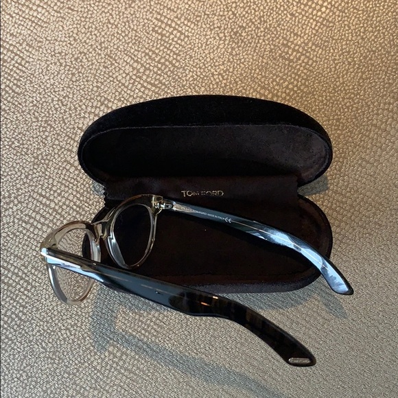 Front of frame is a light golden hue, brown arms - Picture 1 of 3